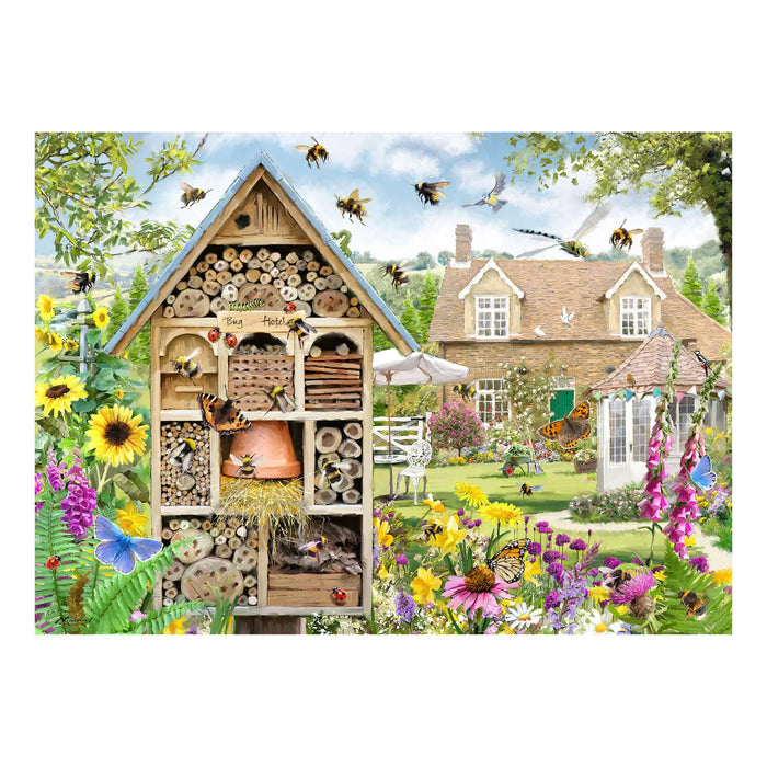 House of Puzzles Bee Hotel 1000 Piece Jigsaw Puzzle