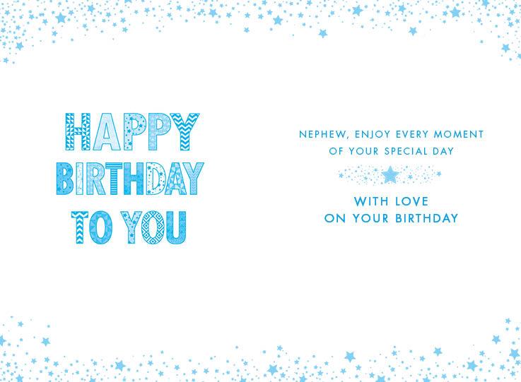Nigel Quiney 'For A Special Nephew' Birthday Card