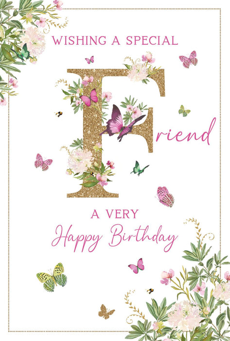 Nigel Quiney 'Wishing A Special Friend' Birthday Card