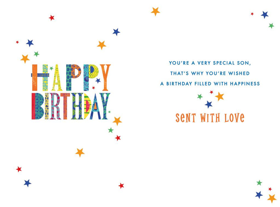 Nigel Quiney 'Son Happy Birthday To You' Birthday Card