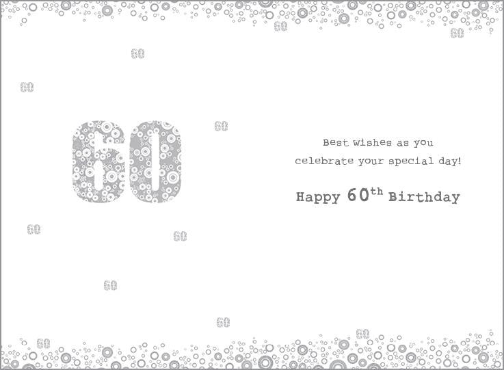 Nigel Quiney 60th Birthday Card Holographic