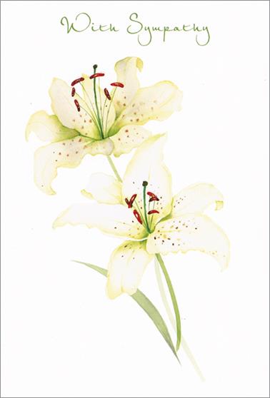 Nigel Quiney 'With Sympathy' Card