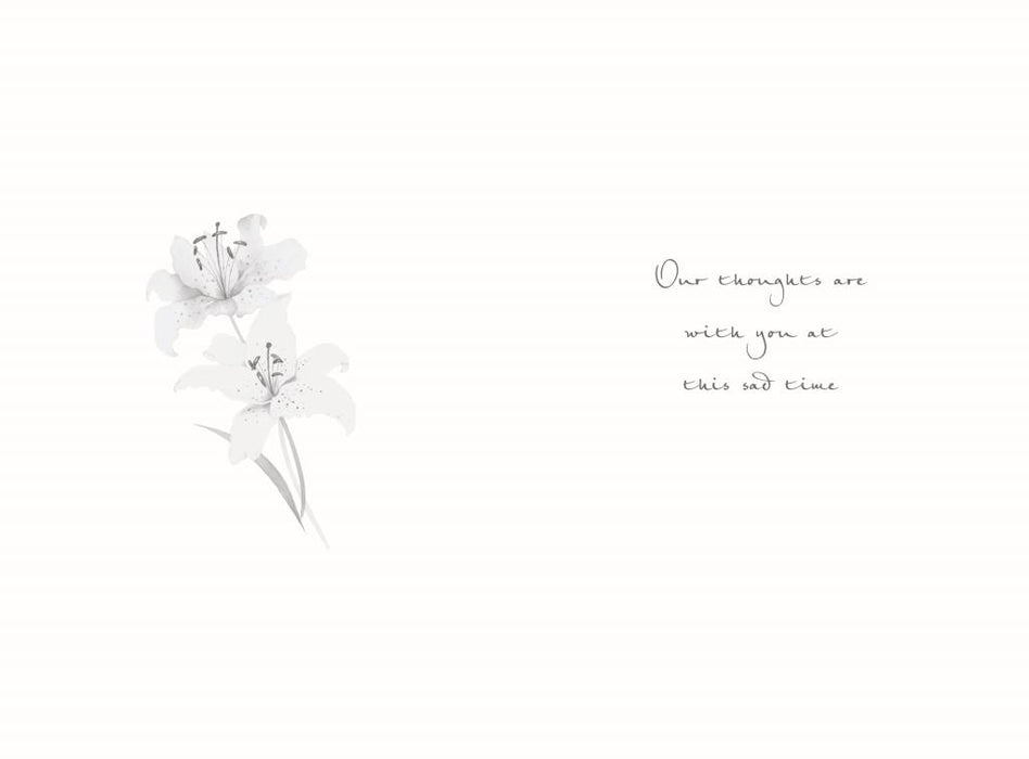 Nigel Quiney 'With Sympathy' Card