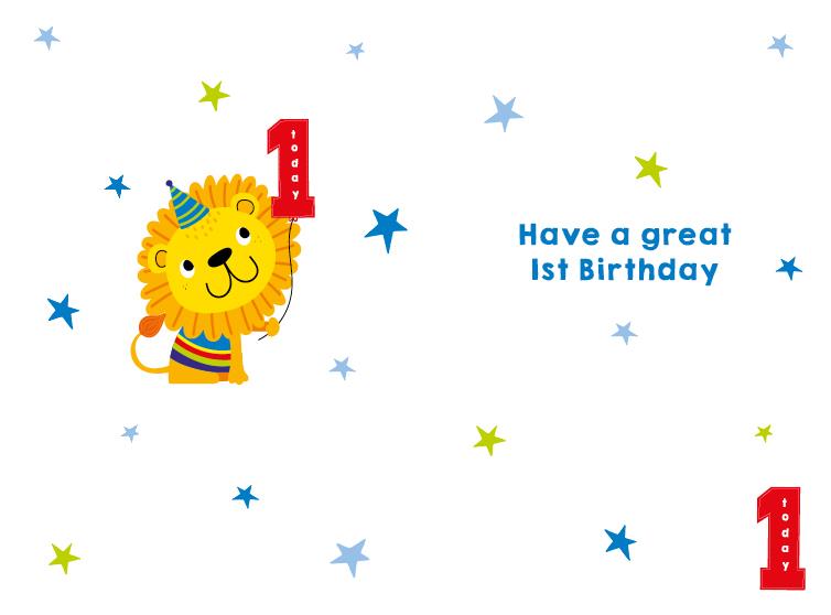 Nigel Quiney 'Happy Birthday 1 Today' Birthday Card