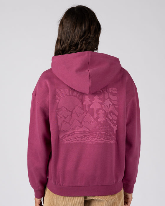 Saltrock Women's Pop Hoody Jacket In Purple