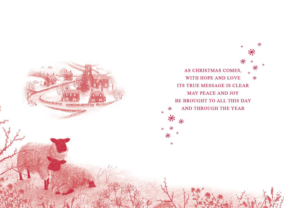 Nigel Quiney 'Wishing You A Peaceful Christmas' Christmas Card