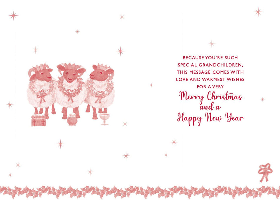 Nigel Quiney 'Merry Christmas To Special Grandchildren With Lots Of Love' Christmas Card