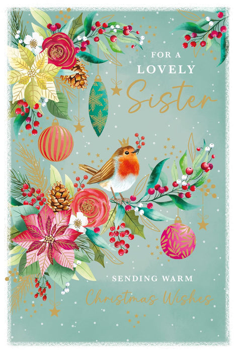 Nigel Quiney 'For A Lovely Sister' Christmas Card