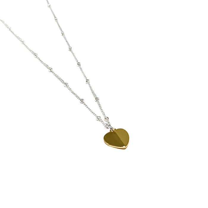 Clementine Hadley Heart Necklace - Gold