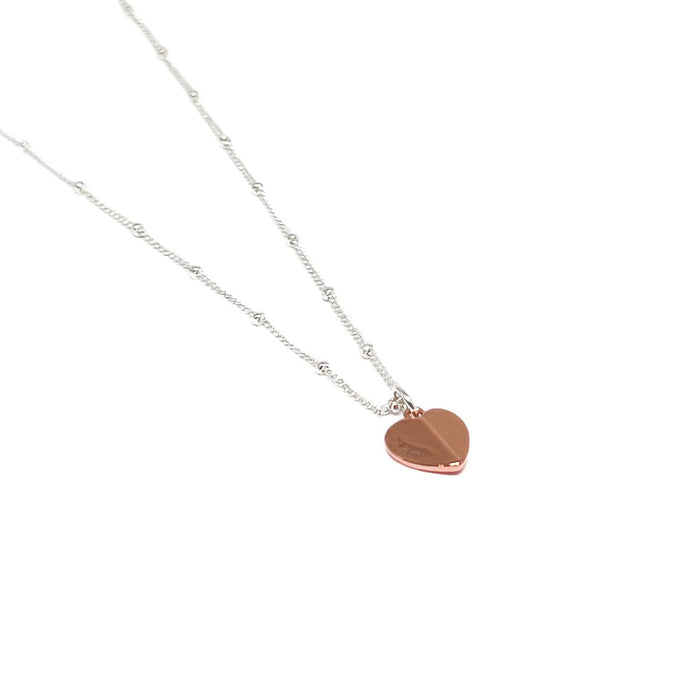 Clementine Hadley Heart Necklace - Rose Gold