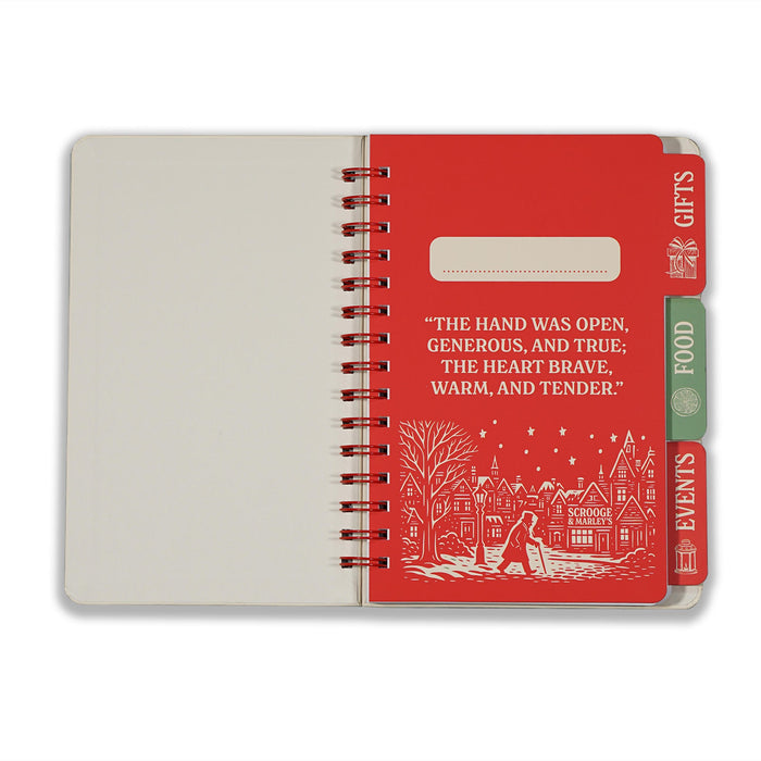 Half Moon Bay A5 Spiral Get Organised Notebook A Christmas Carol