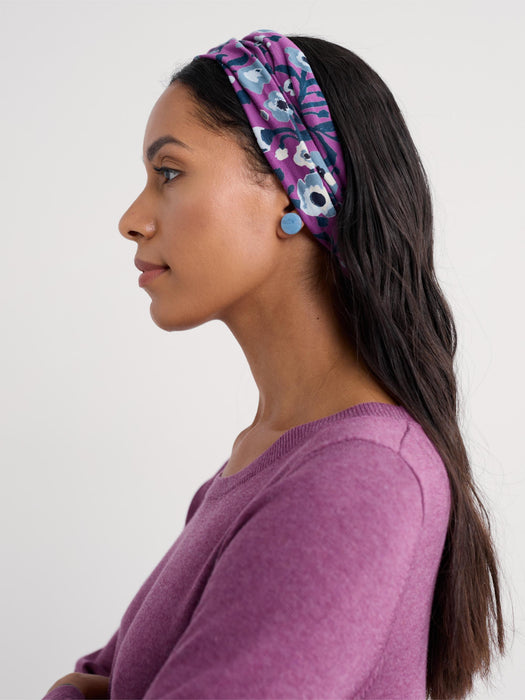 Seasalt Women's Organic Cotton Handyband In Blotted Anemone Spring Heather