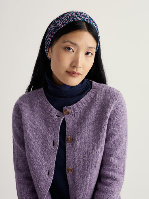 Seasalt Women's Organic Cotton Handyband In Flax Flower Bright Orchid