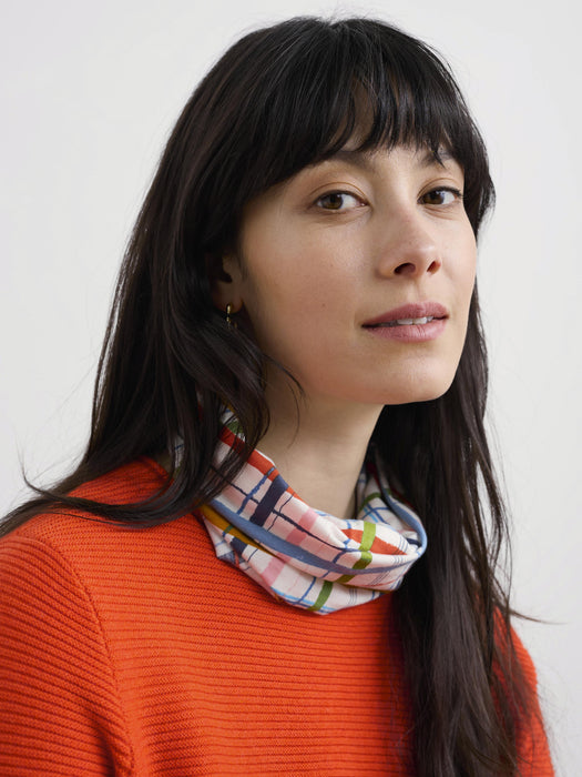 Seasalt Women's Organic Cotton Handyband In Sketched Check Mix