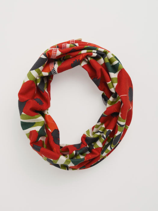 Seasalt Women's Organic Cotton Handyband In Stripey Floral Moss