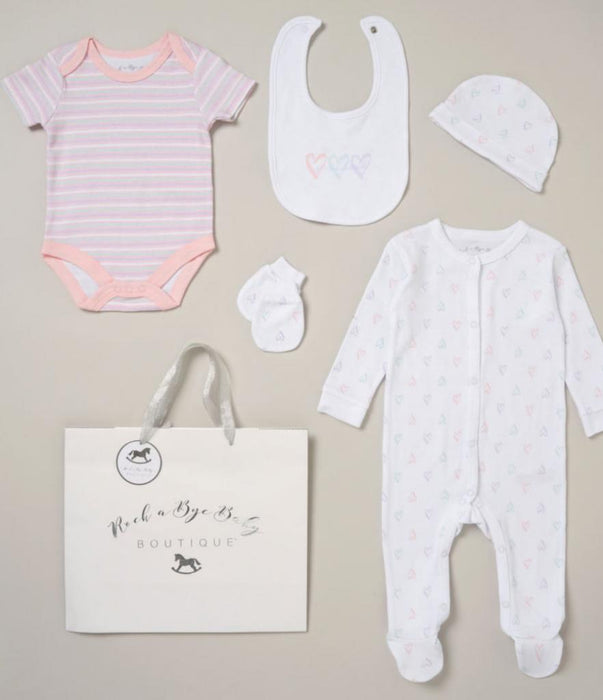 Rock a Bye Boutique Hearts 5 Piece Set