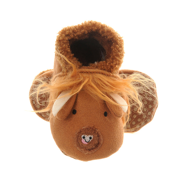 Ziggle Highland Cow Slippers