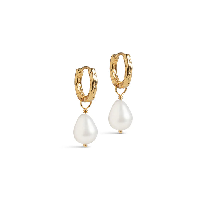 Enamel Copenhagen Hoops Significant Pearl Gold