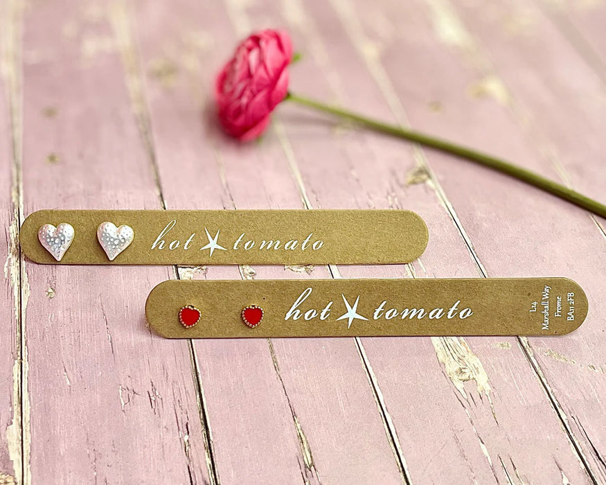 Hot Tomato Trio Of Stars Antique Silver Clear Hair Clip