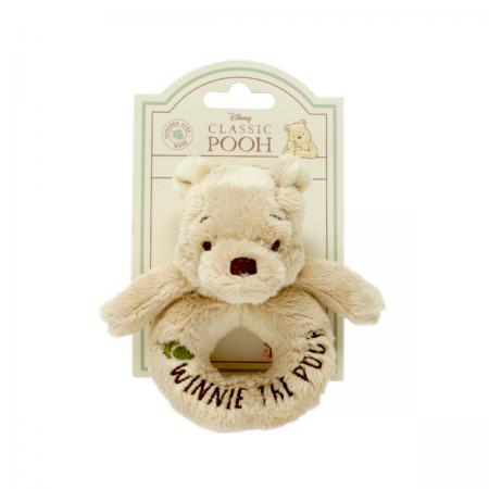 Rainbow Designs Hundred Acre Wood Winnie The Pooh Ring Rattle