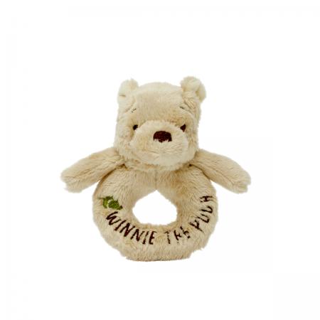 Rainbow Designs Hundred Acre Wood Winnie The Pooh Ring Rattle