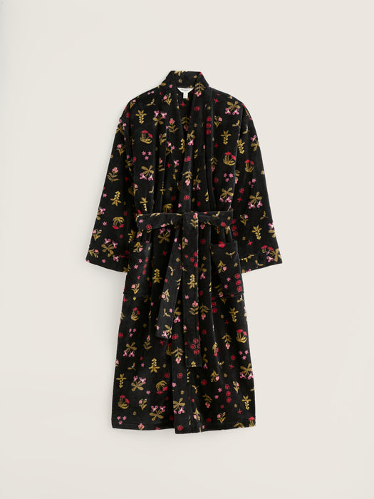 Seasalt Women's Hushing Gown In Tapestry Flowers Onyx