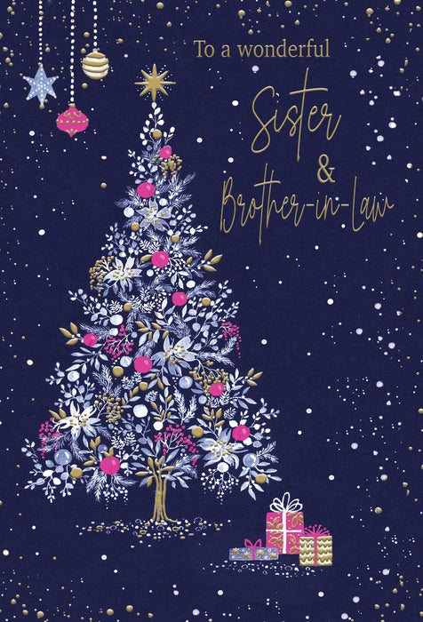 ICG To A Wonderful Sister and Brother-in-law Christmas - Tree Card