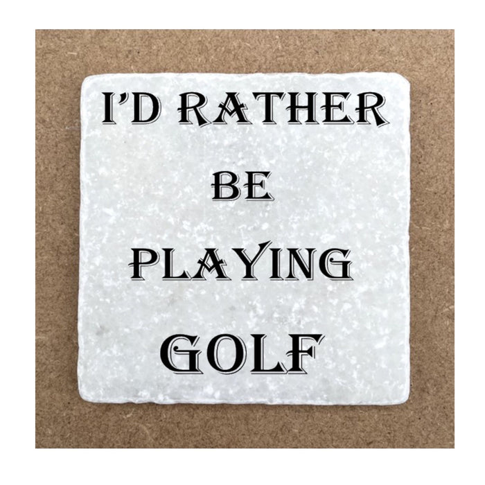 Marble Coaster - I'd Rather Be Playing Golf