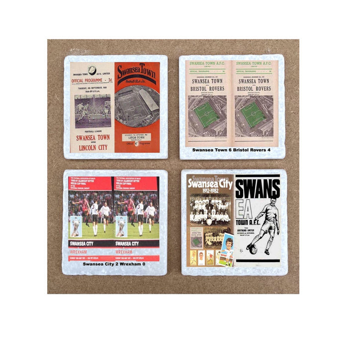 Marble Coaster Set - Swansea City