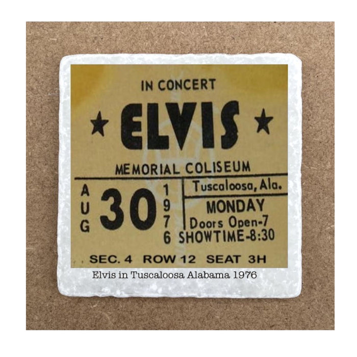 Marble Coaster - Elvis Ticket