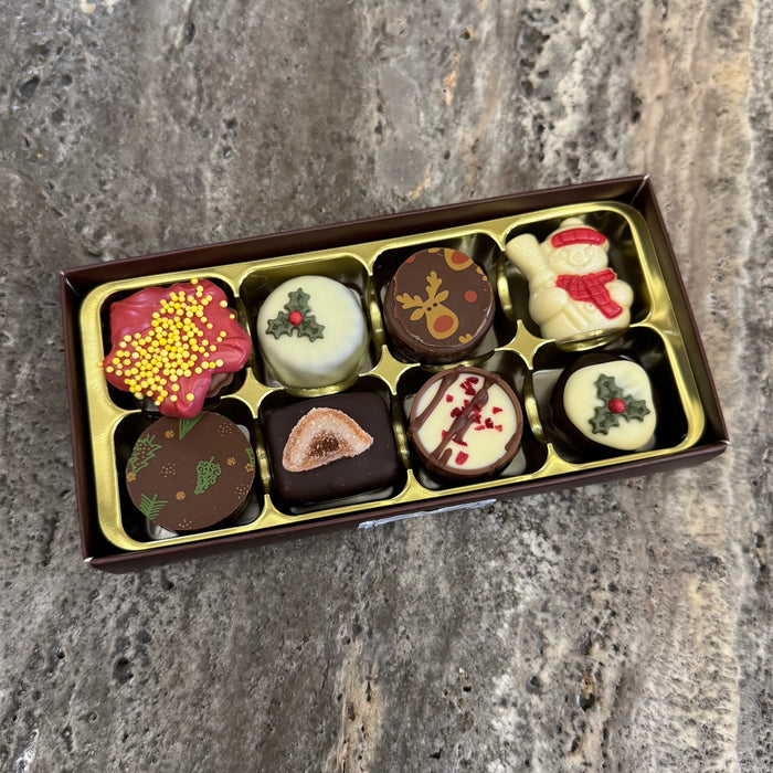 Maple Christmas Belgian Chocolate Selection 8 Box
