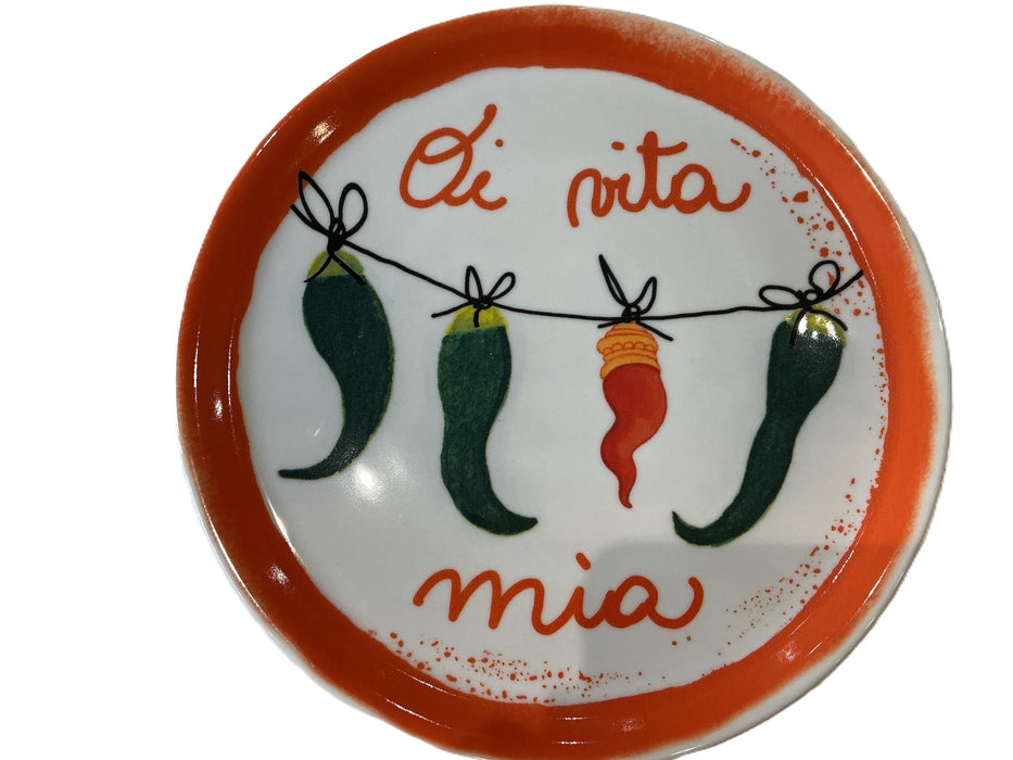 Lenet Naples Pizza Plate "O Vita Mia" 31cm