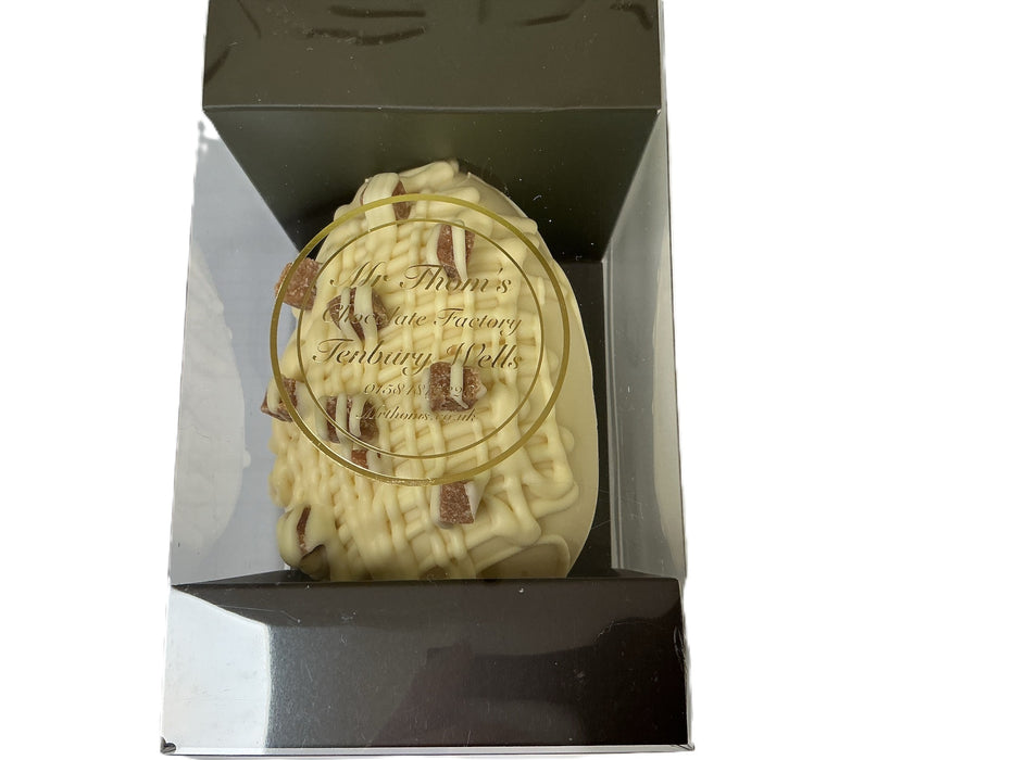 Mr Thom's Fudge White Chocolate Easter Egg