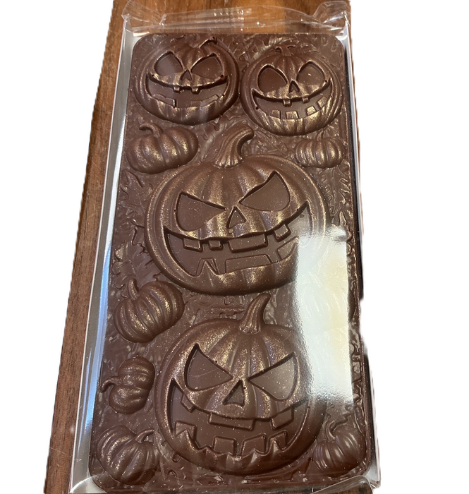 Bon Bon's Halloween Chocolate Pumpkin Lolly