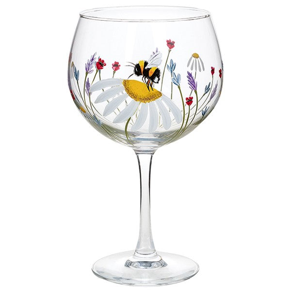 My Favourite Glass Bee Garden Gin Glass