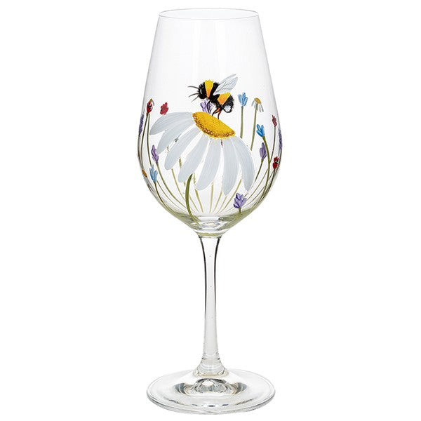 My Favourite Glass Bee Garden Wine Glass