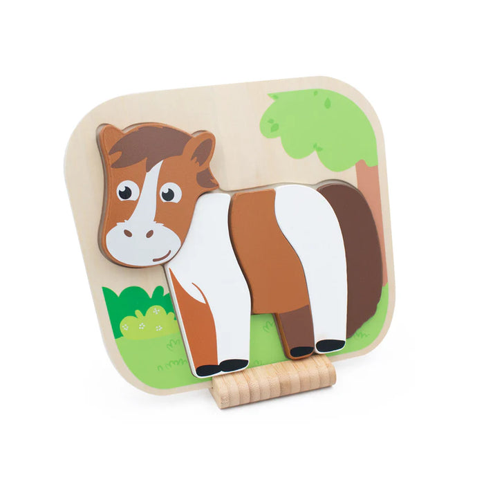 Jumini Farm Horse Raised Puzzle