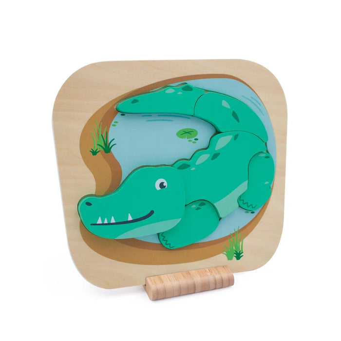 Jumini Safari Crocodile Raised Puzzle