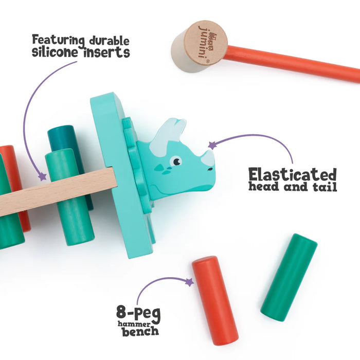 Jumini Dino Triceratops Hammer Bench