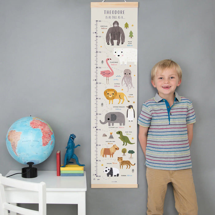 James Ellis As Tall As Canvas and Wooden Height Chart