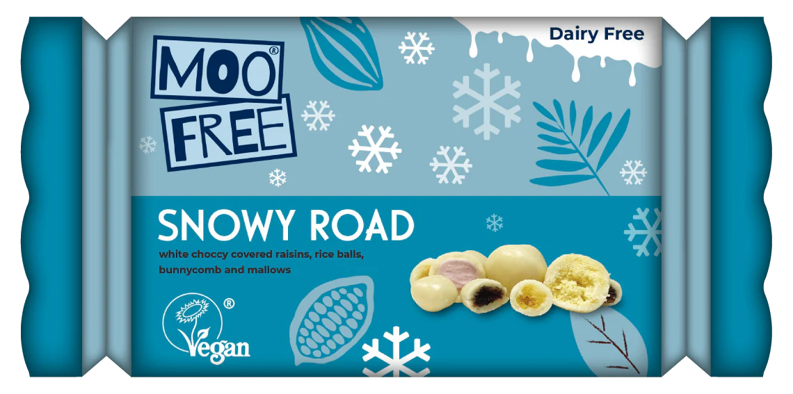 Moo Free Snowy Road Cracker Bag