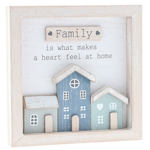 Love Lane Hanging Wall Plaque Family
