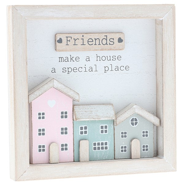 Love Lane Hanging Wall Plaque Friends