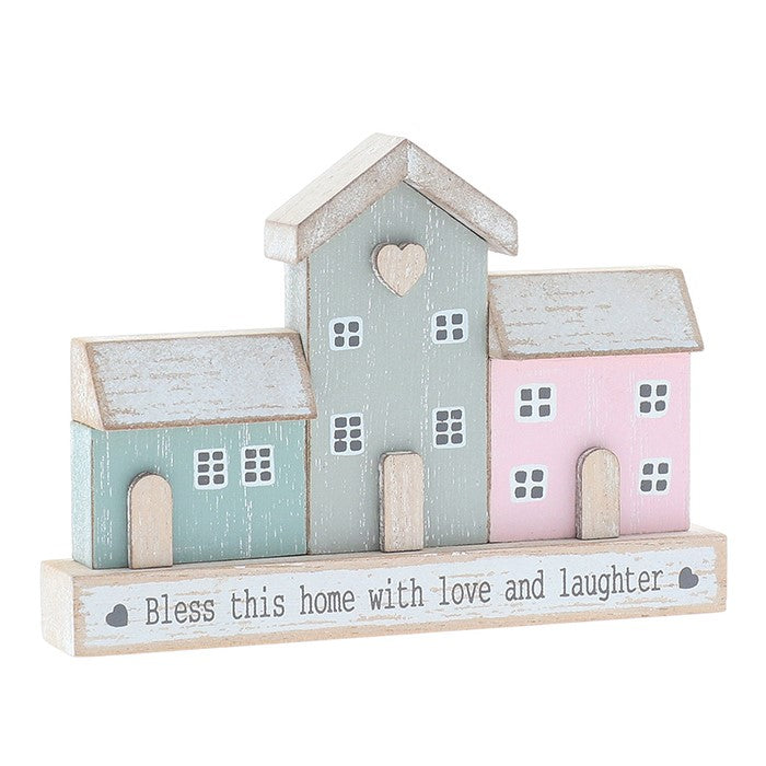 Love Lane 3 House Plaque Home