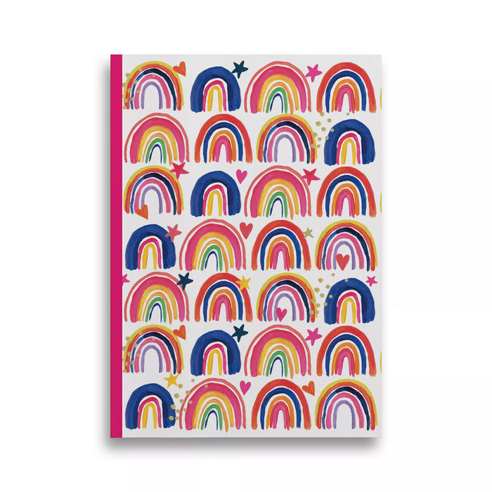 Jolipad Notepad Rainbow A4 Lined 80Gsm 100 Sheets