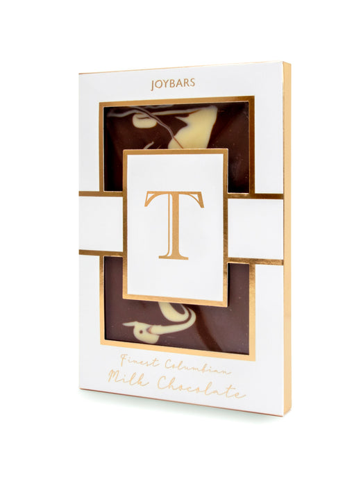 Joypots Luxury Gold Bar Personalised Letter ‘T’