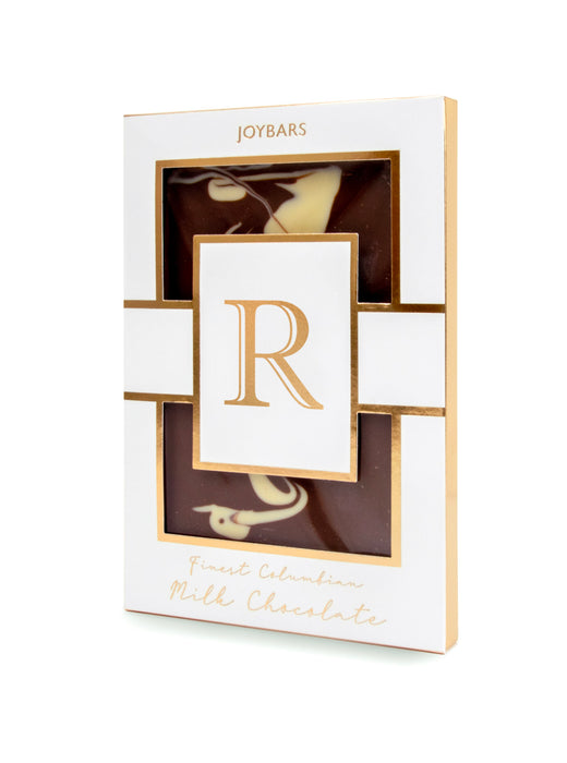 Joypots Luxury Gold Bar Personalised Letter ‘R’