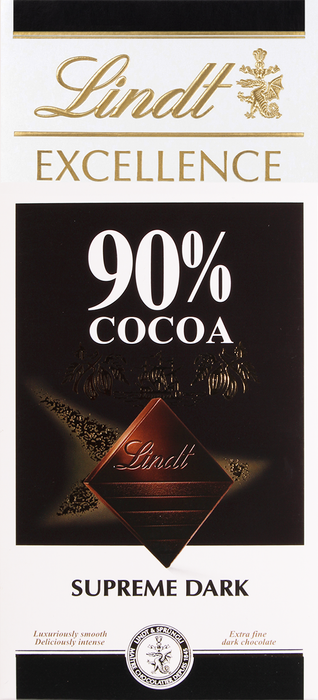 Lindt Excellence Dark 90% Bar