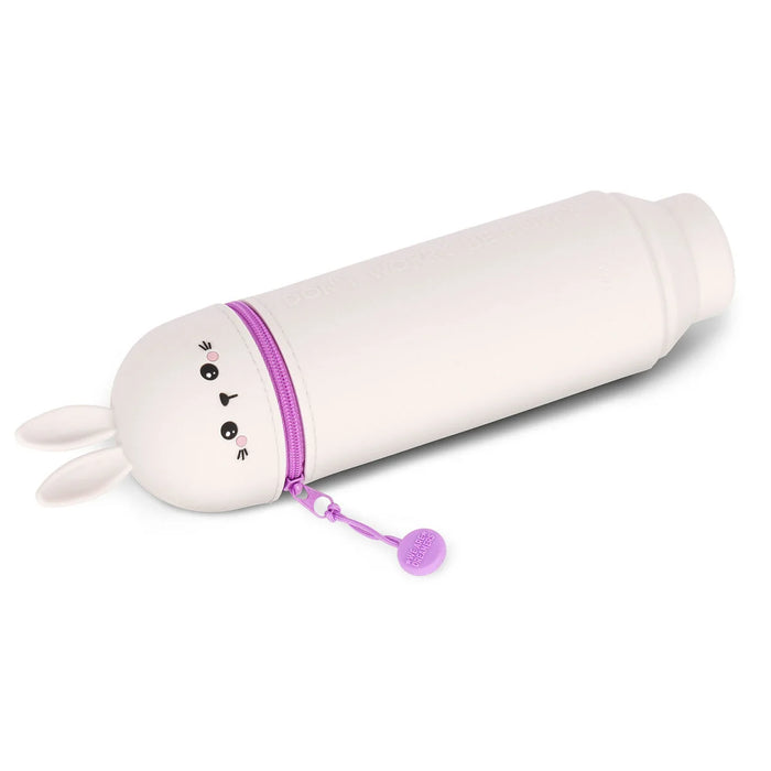 Legami Kawaii 2 in 1 Soft Silicone Bunny Pencil Case