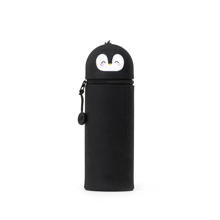 Legami Kawaii 2 in 1 Soft Silicone Penguin Pencil Case